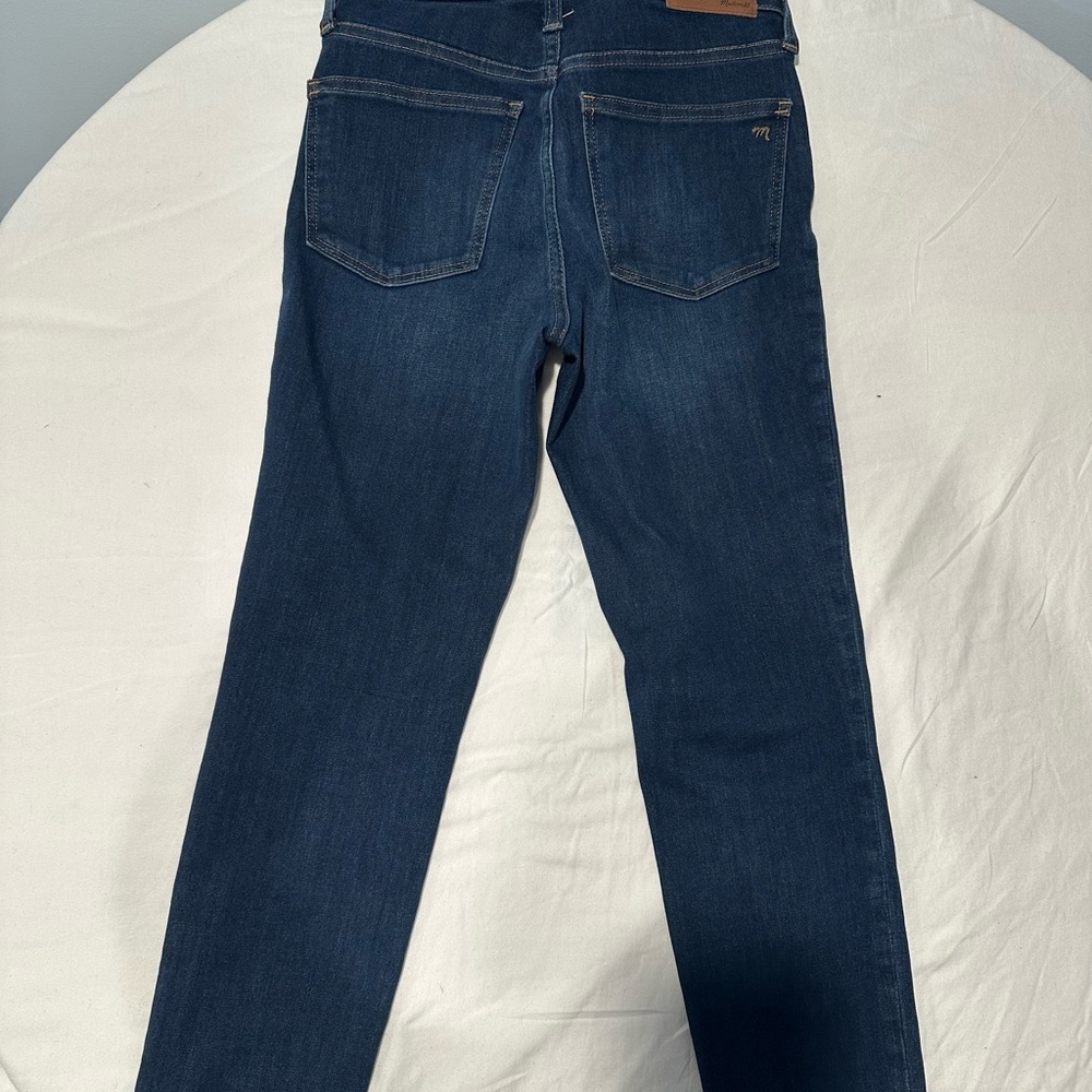 Madewell 10” High-Rise Skinny Jeans | Size 24 | Dark Wash - Picture 2 of 10